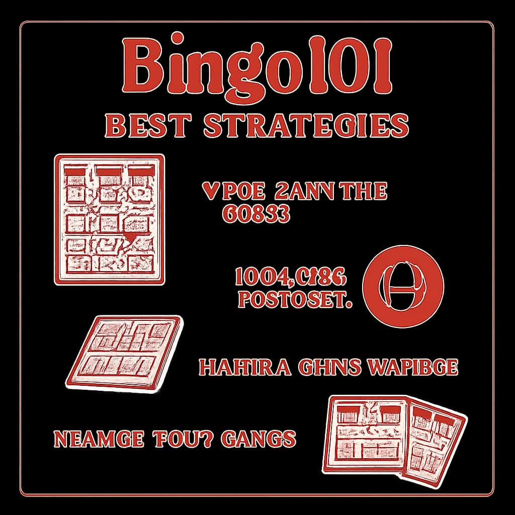 An educational illustration of strategies related to Bingo101.