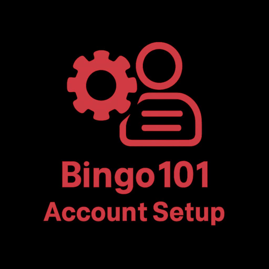 Badge representing Bingo101 account setup assistance.