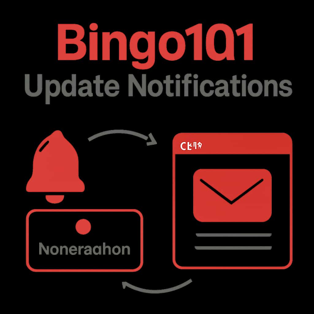 An illustration explaining Bingo101 update notifications.