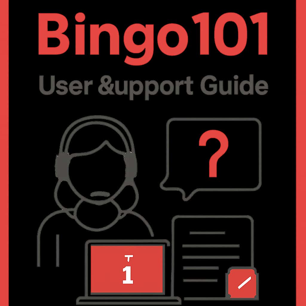 An educational illustration for the Bingo101 User Support Guide.