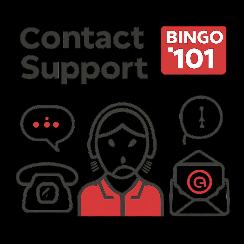 Illustration for Bingo101 Support process.