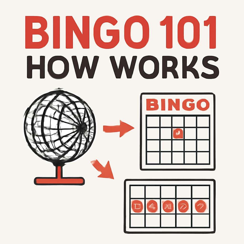 Illustration detailing the operational aspects of Bingo101.
