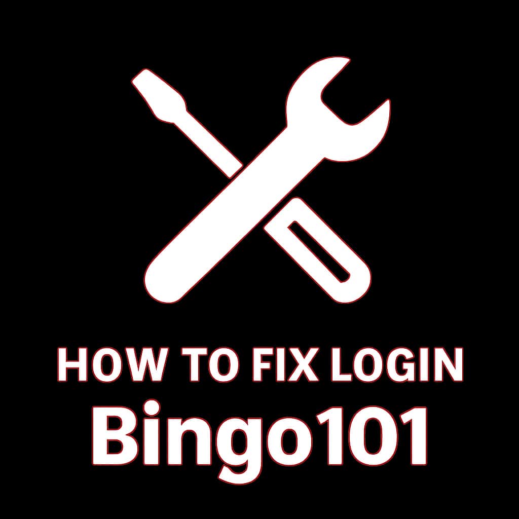 Icon representing assistance with Bingo101 login issues.