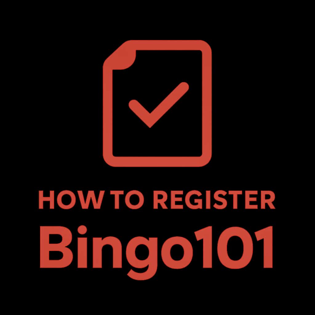Icon representing the Bingo101 registration guide.