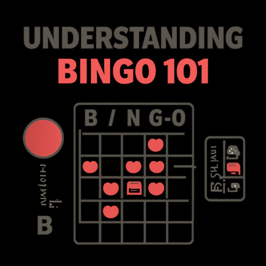 An educational diagram illustrating the features of Bingo101.